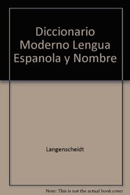 Diccionario Moderno Lengua Espanola y Nombre (Spanish Edition)