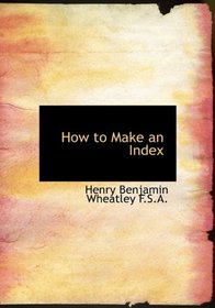 How to Make an Index