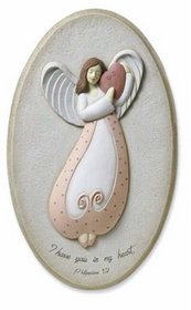 Heart Angel Plaque