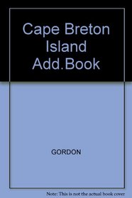 Cape Breton Island Add.Book