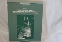 Production and Operations Management