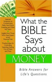 What The Bible Says About Money (What the Bible Says About...)