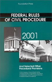 Federal Rules of Civil Procedure: 2001 (Federal Rules of Civil Procedure)