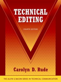 Technical Editing (4th Edition) (Technical Communication)