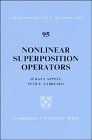 Nonlinear Superposition Operators (Cambridge Tracts in Mathematics)