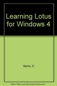Learning Lotus 1-2-3 for Windows Release 4
