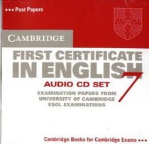 Cambridge First Certificate in English 7 Audio CD Set (Fce Practice Tests)