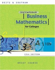 Contemporary Business Math: Brief Edition