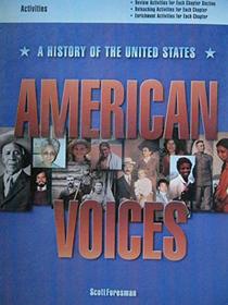 American Voices A History of the United States Activities Workbook