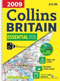 2009 Collins Essential Road Atlas Britain: A4 Edition