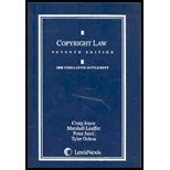 Cpoyright Law Seventh Edition 2008 Cumulative Supplement
