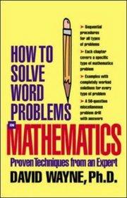 How to Solve Word Problems in Mathematics (How to Solve Word Problems (McGraw-Hill))