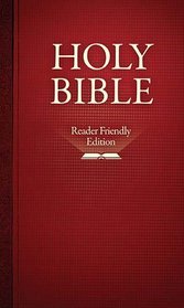 Reader Friendly Edition Bible, Red Paperback