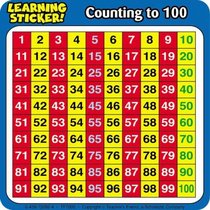 Counting to 100 Learning Stickers