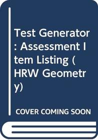 Test Generator: Assessment Item Listing (HRW Geometry)