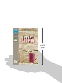 NIV, Pocket Bible, Imitation Leather, Pocket-Sized, Red