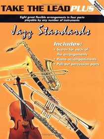 Take the Lead Plus Jazz Standards: Score/Percussion Instruments (Book & CD)
