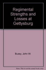 Regimental Strengths and Losses at Gettysburg