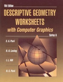 Descriptive Geometry Worksheets With Computer Graphics: Series A