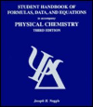 Students Handbook of Formulas, Data and Equations for Physical Chemistry