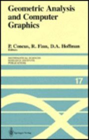 Geometric Analysis and Computer Graphics: Proceedings of a Workshop Held May 23-25, 1988 (Mathematical Sciences Research Institute Publications)