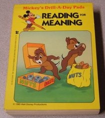 Reading for Meaning (Mickey's Drill-a-Day Pads)