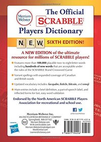 The Official SCRABBLE Players Dictionary, Sixth Edition (Jacketed Hardcover)