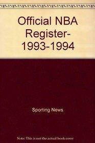 Official NBA Register, 1993-1994 (Official NBA Register)