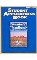 Student Application Book Reader's Handbook: A Student guide for Reading and Learning; Guide Grade 9
