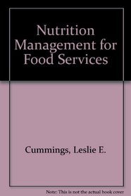 Nutrition Management for Foodservices
