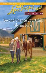 Second Chance Courtship (Canyon Springs, Bk 2) (Love Inspired, No 618) (Larger Print)