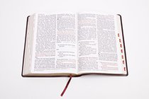 NKJV Super Giant Print Reference Bible, Classic Burgundy LeatherTouch, Indexed