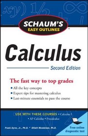 Schaum's Easy Outline of Calculus, Second Edition (Schaum's Easy Outlines)