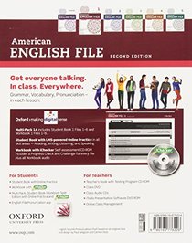 American English File Second Edition: Level 1 Multi-Pack A: With Online Practice and iChecker