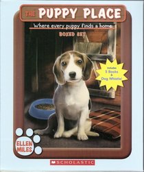 The Puppy Place Boxed Set, Books 6-10: Flash, Scout, Patches, Pugsley, and Maggie and Max (Includes Puppy Place Dog Whistle!)
