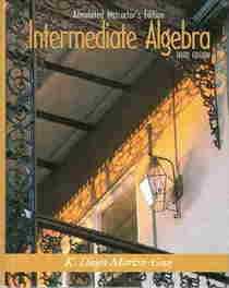 Intermediate Algebra--Annotated Instructor's Edition