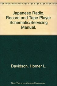 Japanese Radio, Record and Tape Player Schematic/Servicing Manual,