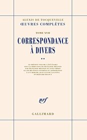 Correspondance  divers: CORRESPONDANCE A DIVERS (2)