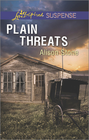 Plain Threats (Apple Creek, Bk 3) (Love Inspired Suspense, No 485)