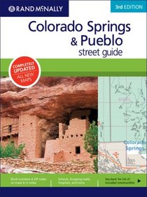 Rand McNally 3rd Edition Colorado Springs & Pueblo street guide