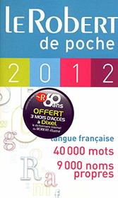 Le Robert de poche 2012 (French Edition)