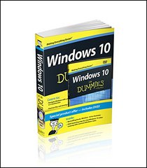 Windows 10 For Dummies Book+DVD Bundle