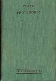 Protagoras Adam (Pitt Press Series Greek)