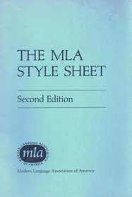The MLA Style Sheet (2nd Edition)