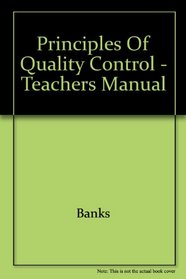 Principles of Quality Control - Teachers Manual
