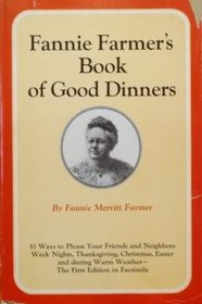 Fannie Farmer's book of good dinners