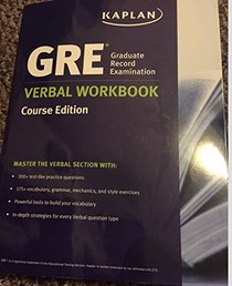 GRE Verbal Workbook Course Edition