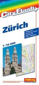 Rand McNally Hallwag Zurich: City Flash (Rand McNally Cityflash Visitor Maps)