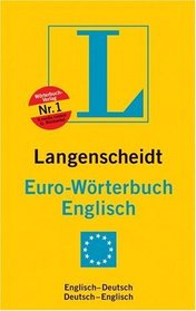 Langenscheidts Euro-worterbuch, Englisch-Deutsch, Deutsch-Englisch