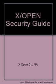 X/Open Security Guide: Programming Languages